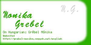 monika grebel business card