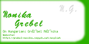 monika grebel business card